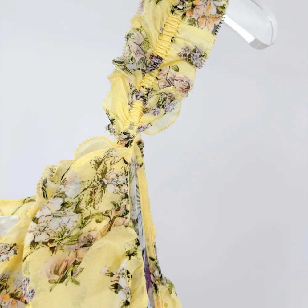 Camilla cold shoulder ruffle top - Picture 11 of 15